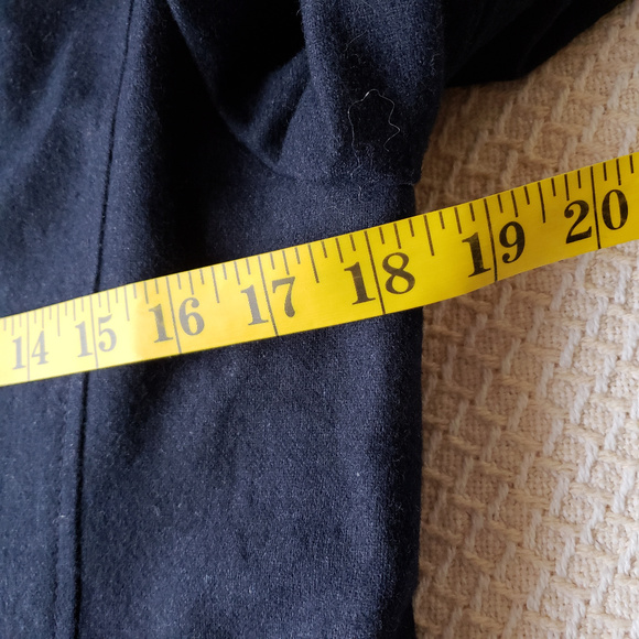 NWOT Sashimi M Navy/Gray Wool Fitted Blazer - Picture 7 of 8